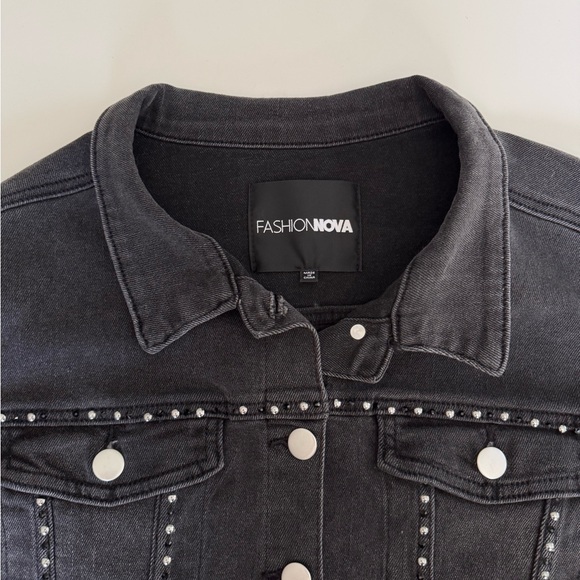 Gray Jean Jacket - Picture 4 of 11